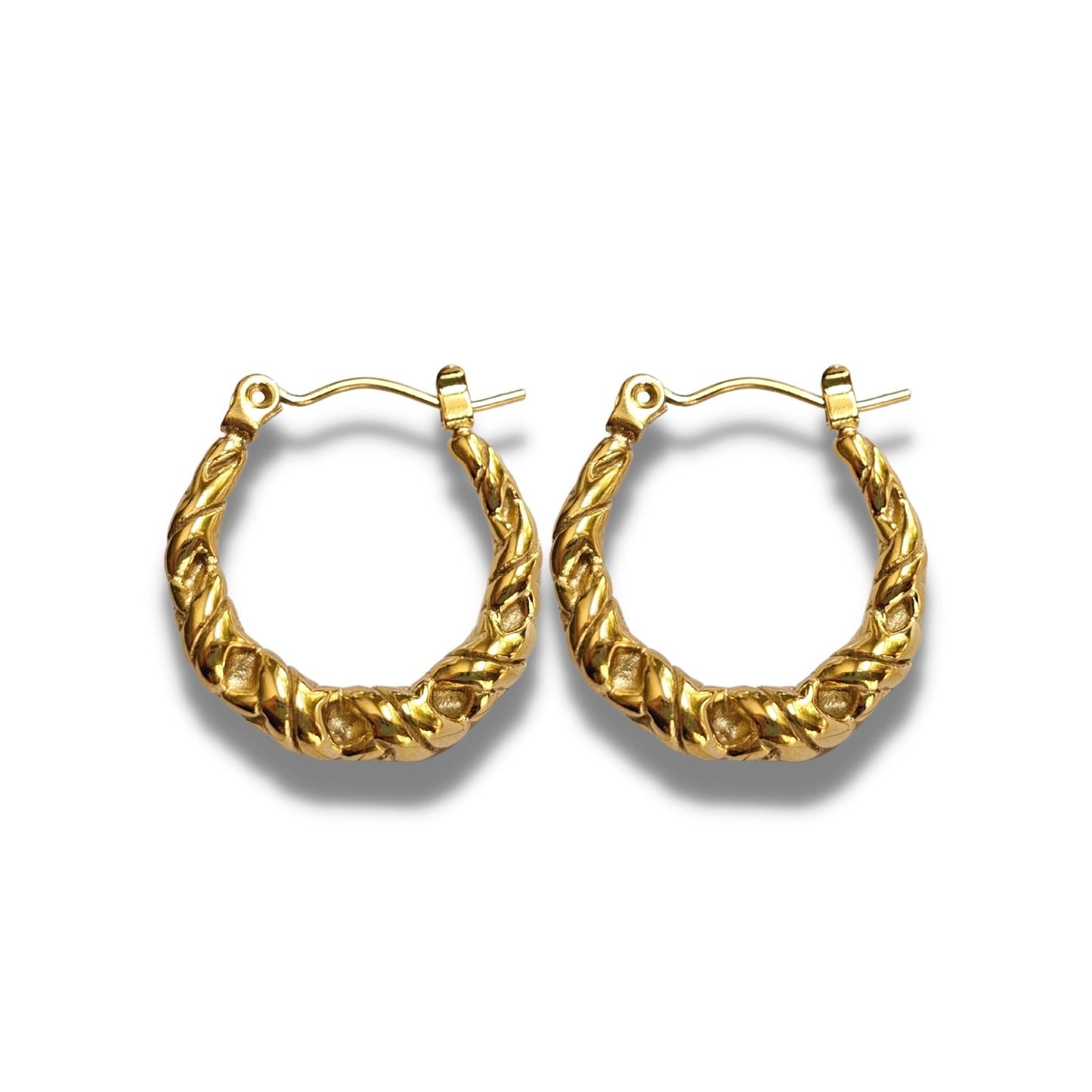 Irregular Gold Hoops