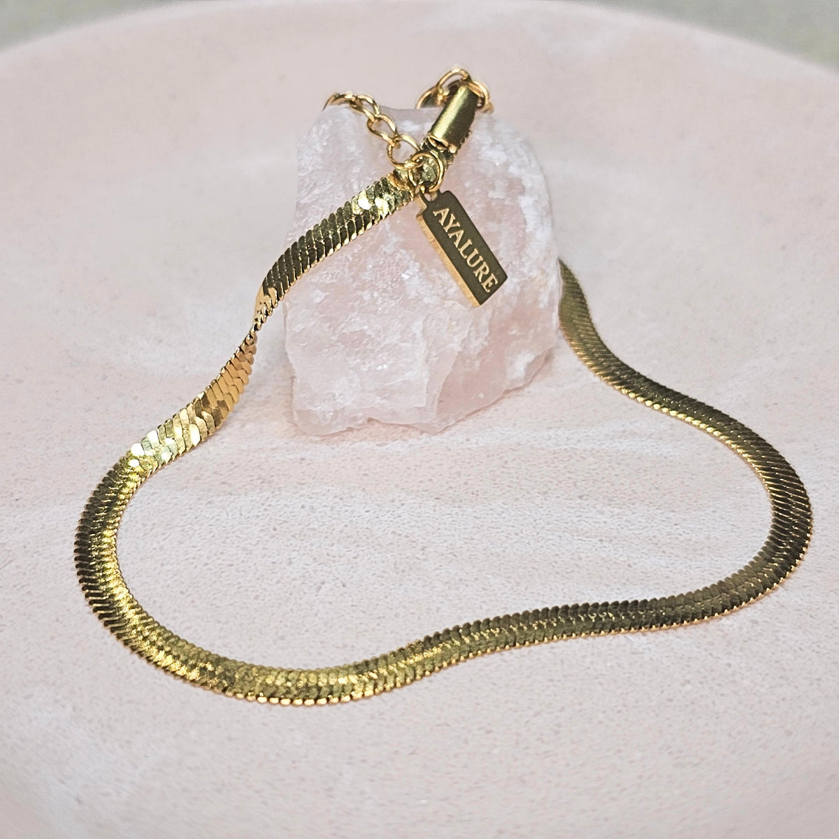 Stans Rings Stan Anklet – tarnish‑resistant gold ring | Ayalure