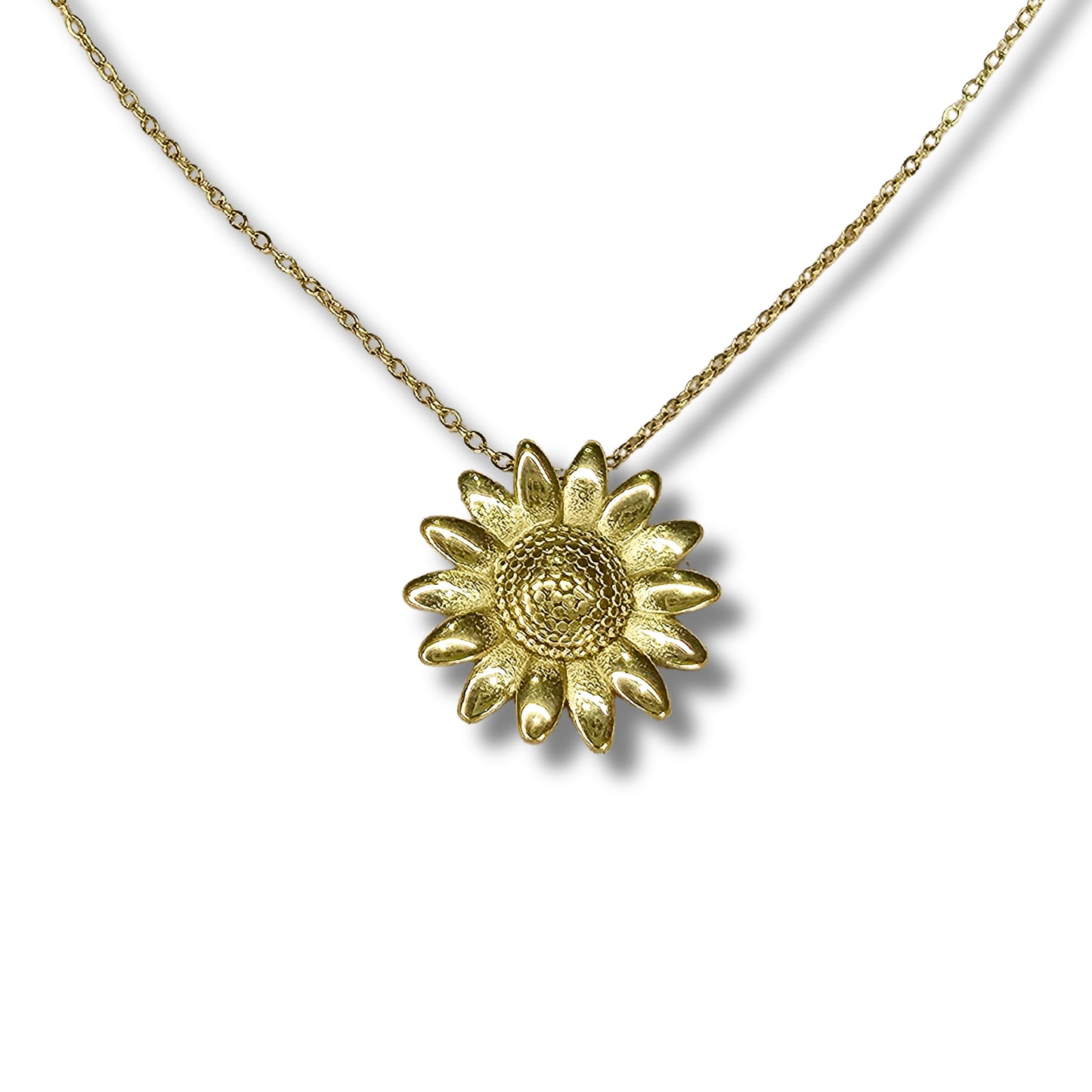 Sunflower Gold Necklace