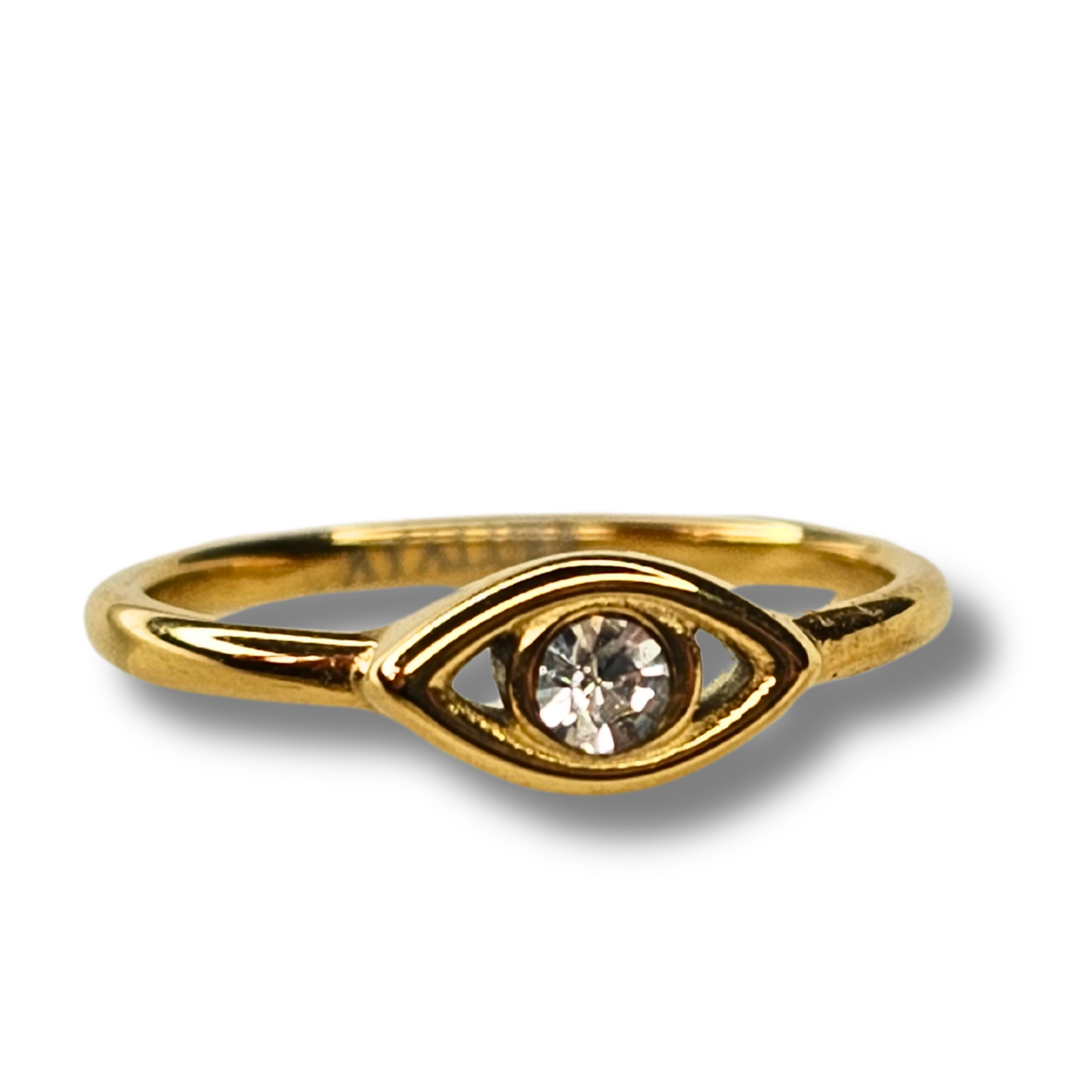 Evil Eye Gold Ring